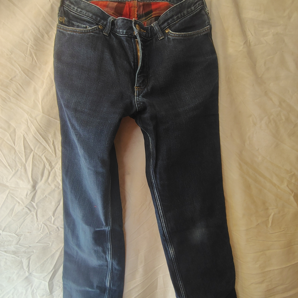 Carhartt Women's Flannel Lined Jeans "12 Tall" (Fits Like a 10)